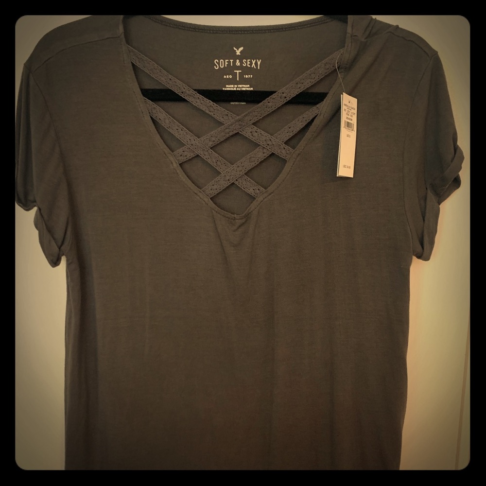 American Eagle Criss-Cross Top